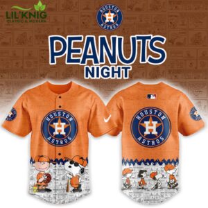 Houston Astros x 75th Peanut Anniversary Baseball Jersey Limited Edition