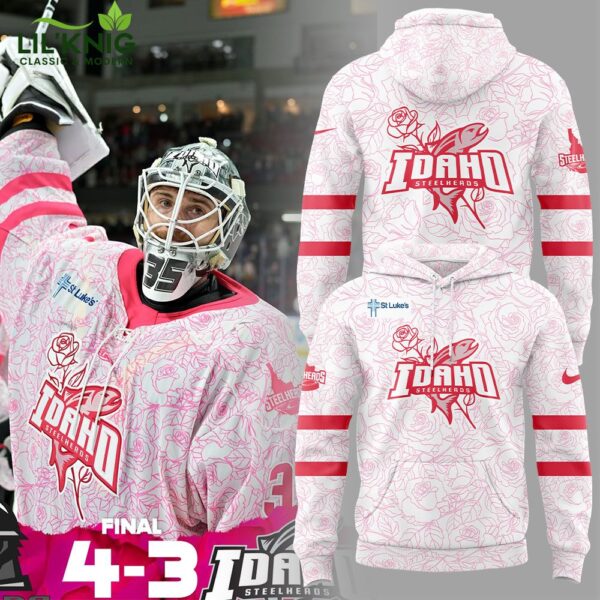 Idaho Steelheads Pink in the Rink Hoodie Limited Edition