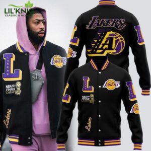 Los Angeles Lakers New Bomber Jacket NBA 17x Final Champions Edition