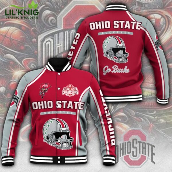 Ohio State Buckeyes National Champion Football Varsity Jacket Limited Edition