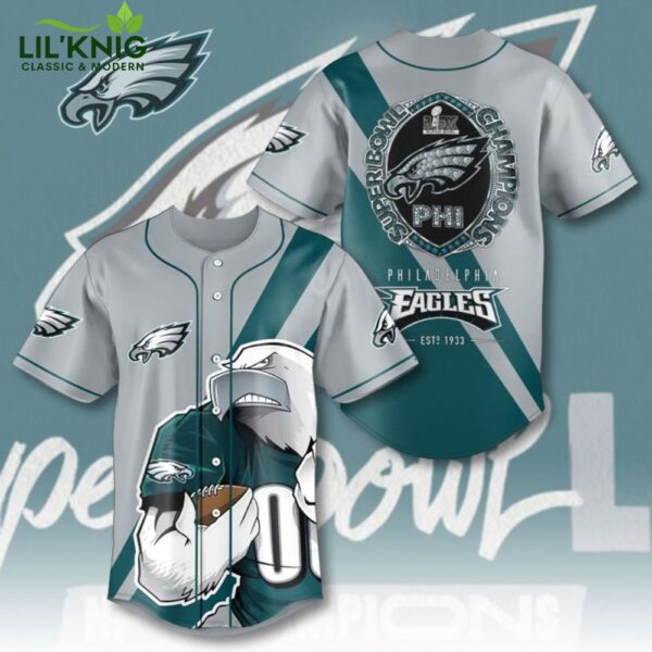 Philadelphia Eagles Baseball Jersey Limited Edition