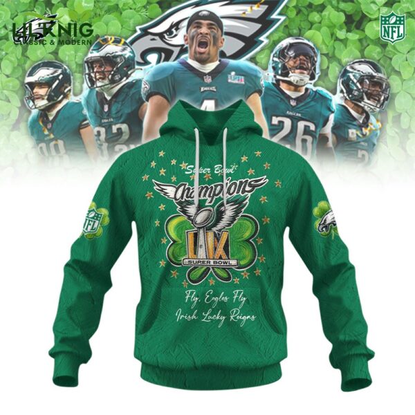 Philadelphia Eagles Super Bowl 3D Hoodie Limited Edition