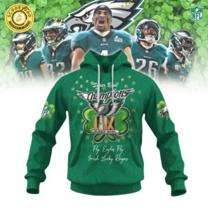 Philadelphia Eagles Super Bowl 3D Hoodie Limited Edition