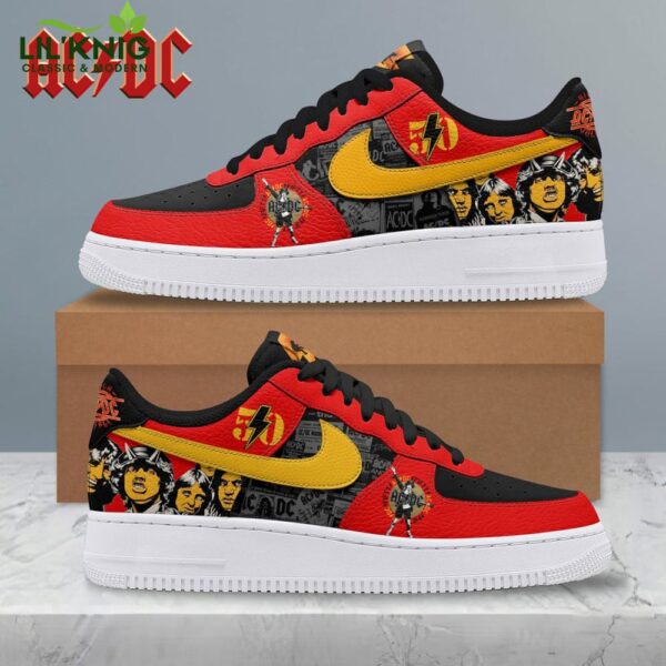 Premium AC/DC AF1 Sneakers Limited Edition