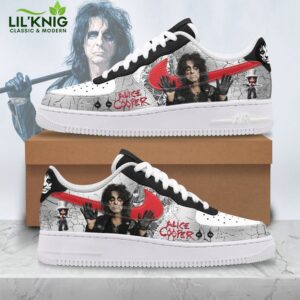 Premium Alice Cooper AF1 Sneakers Limited Edition