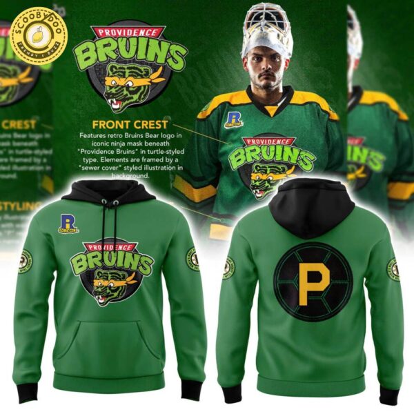 Providence Bruins Turtle Powered RI Comic Hoodie – Fan Edition