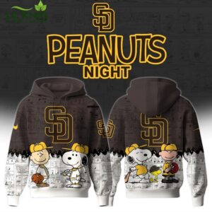 San Diego Padres MLB x 75th Anniversary of Peanuts Limited Edition Hoodie 2025