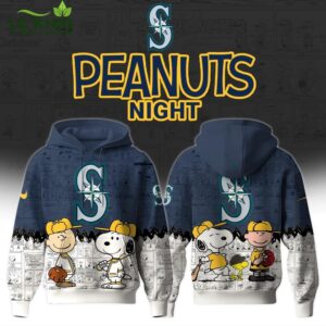 Seattle Mariners MLB x 75th Anniversary of Peanuts Limited Edition Hoodie 2025