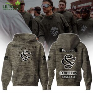 South Carolina Gamecocks NCAA Baseball x Salute to Service Hoodie Limited Edition