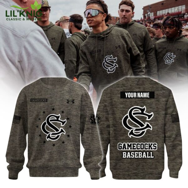 South Carolina Gamecocks NCAA Baseball x Salute to Service Sweatshirt Limited Edition