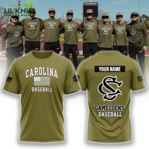 South Carolina Gamecocks NCAA Baseball x Salute to Service T-shirt Limited Edition 2025