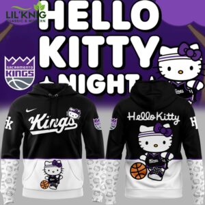 Special Edition Sacramento Kings x Hello Kitty Hoodie 2025 Limited Edition