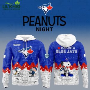 Toronto Blue Jays 75th Anniversary of Peanuts Limited Edition Hoodie 2025