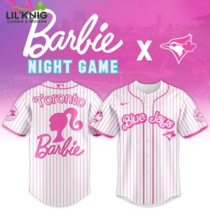 Toronto Blue Jays MLB x Barbie Night Game Limited Edition Baseball Jersey 2025