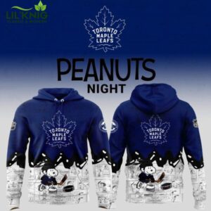 Toronto Maple Leafs Peanuts Night Hoodie Limited Edition