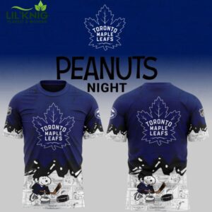 Toronto Maple Leafs Peanuts Night T-shirt Limited Edition