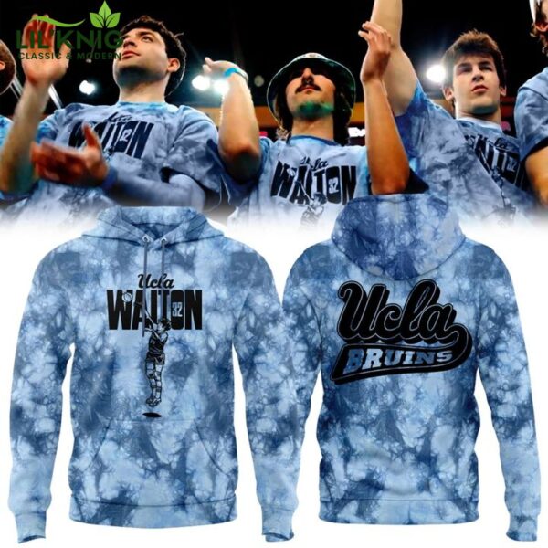 UCLA Mens Basketball Bill Walton Tie-Dye Hoodie Limited Edition