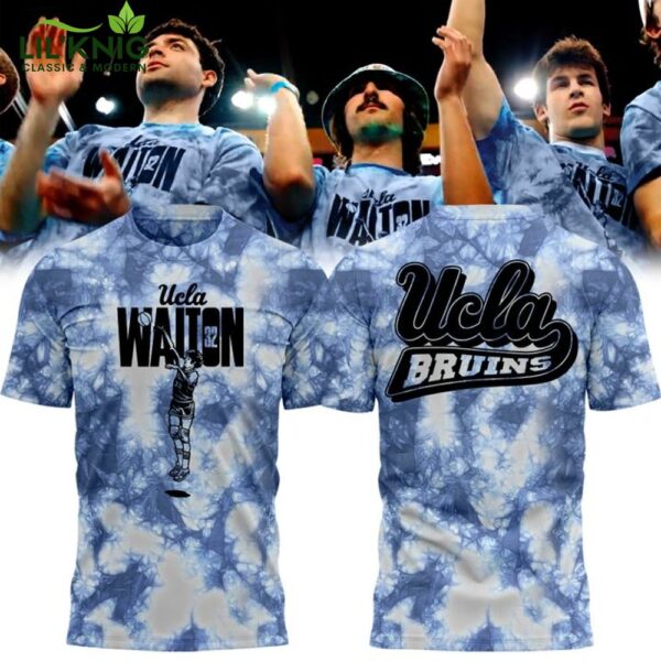 UCLA Mens Basketball Bill Walton Tie-Dye T-shirt Limited Edition