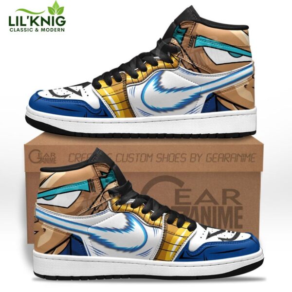 Vegeta Blue AJ1 Sneakers Custom Limited Edition