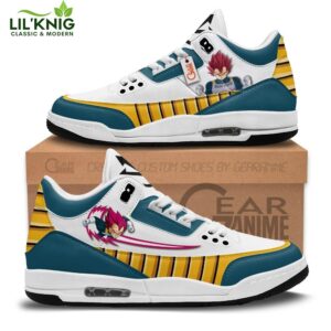 Vegeta Super Saiyan God AJ3 Sneakers Custom Kicks Limited Edition