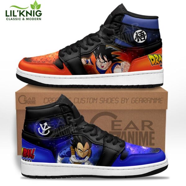 Vegeta and Goku AJ1 Sneakers Anime Limited Edition