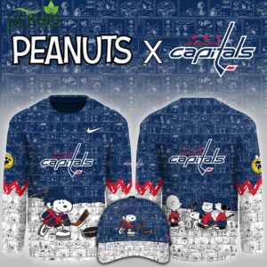 Washington Capitals x Peanuts 75 Years Anniversary Limited Edition Hockey Jersey