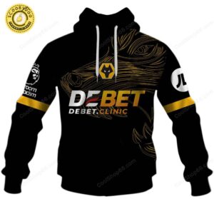 Wolverhampton Wanderers F.C. Premier League Away 2425 Style Hoodie