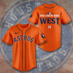 Houston Astros Baseball Jersey We Own The West 2024
