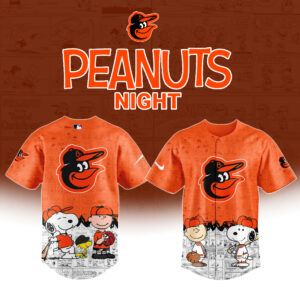 Baltimore Orioles MLB x 75th Anniversary of Peanuts Limited Edition Jersey 2025