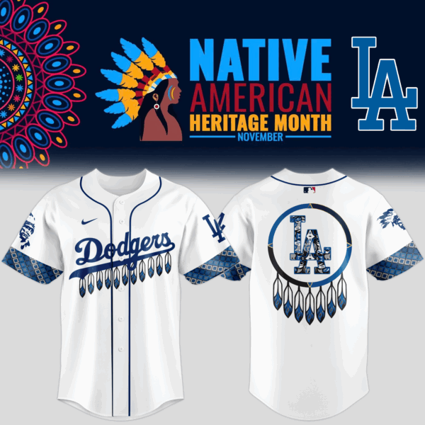 Unisex Nike Los Angeles Dodgers 2024 MLB Native American Heritage Month Premium Limited Jersey