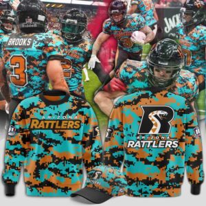Arizona Rattlers Military Nights Sweatshirt 2025 – IFL Military Tribute Pullover