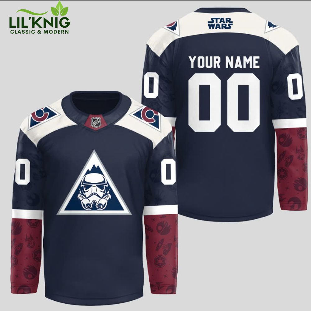 2024 Colorado Avalanche x Star Wars Night Personalized Jersey - Customizable Fan Gear 2024 Colorado Avalanche x Star Wars Night Personalized Jersey - Customizable Fan Gear