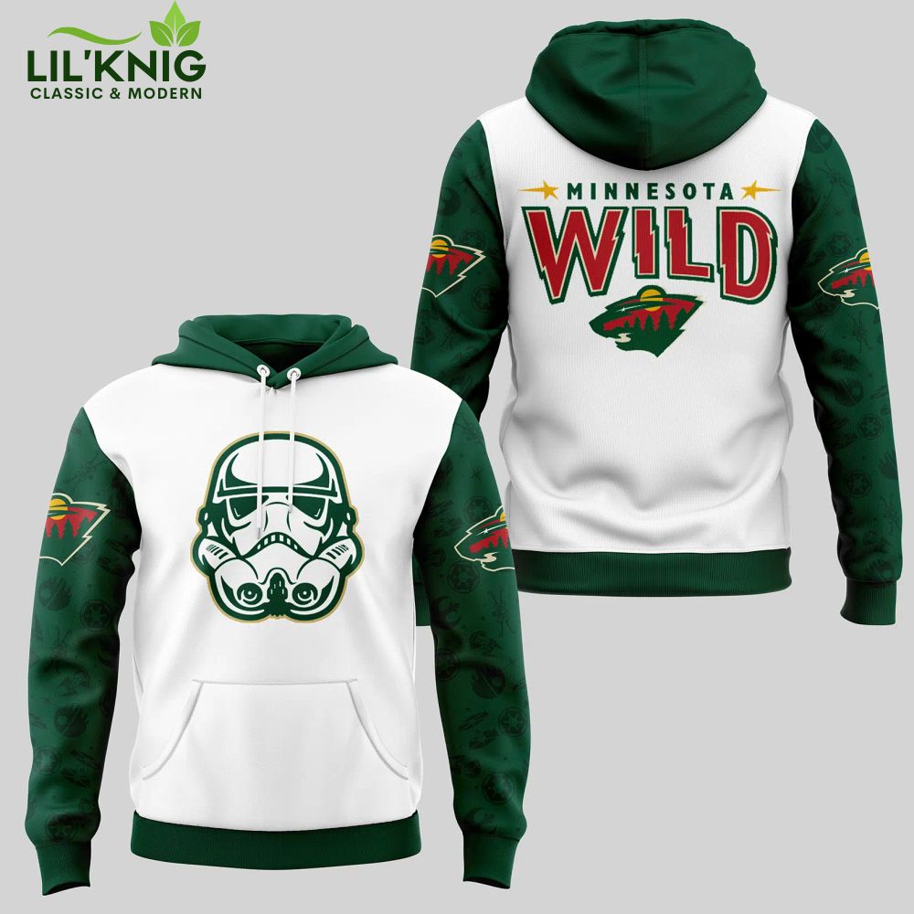 2024 Minnesota Wild x Star Wars Night Hoodie, special event, fan apparel. 2024 Minnesota Wild x Star Wars Night Hoodie, special event, fan apparel.