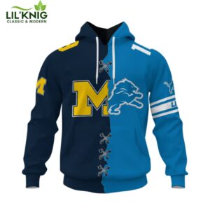 2024 New 3D M Lions x Nike White Hoodie – NFL Fan Gear