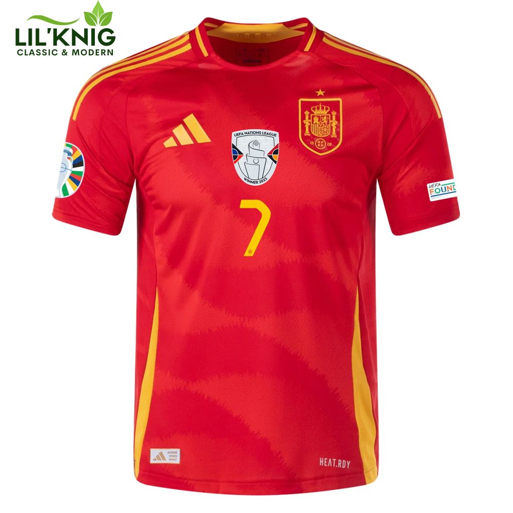 2024 Spain Home Morata Jersey 2024 Spain Home Morata Jersey