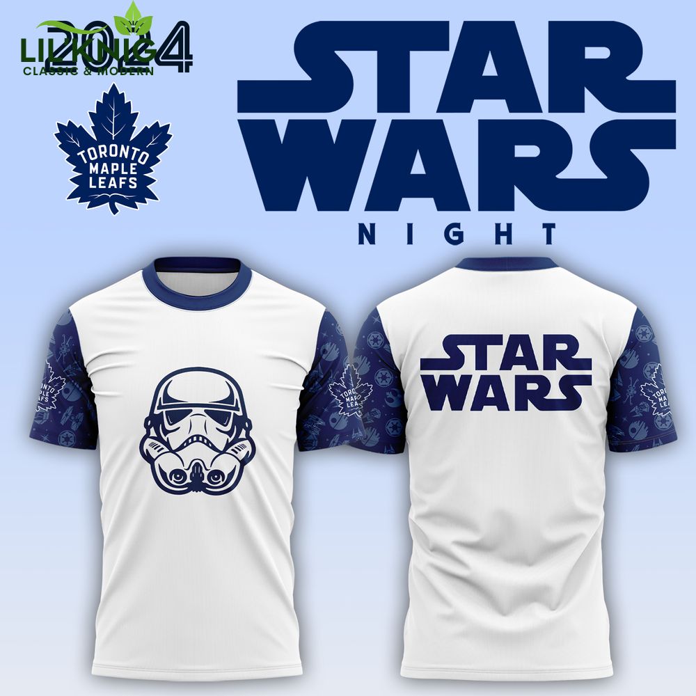 2024 Toronto Maple Leafs x Star Wars Night T-shirt | NHL Star Wars Collaboration Shirt 2024 Toronto Maple Leafs x Star Wars Night T-shirt | NHL Star Wars Collaboration Shirt