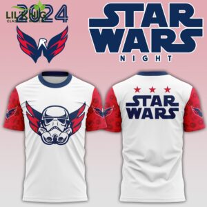 2024 Washington Capitals x Star Wars Night T-shirt – Official NHL Event Apparel