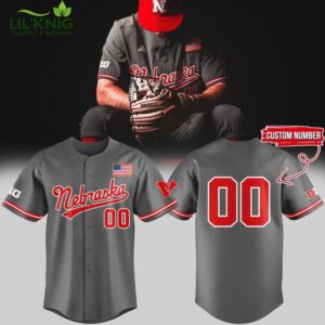 2025 Grays Nebraska Baseball Jersey Custom Number