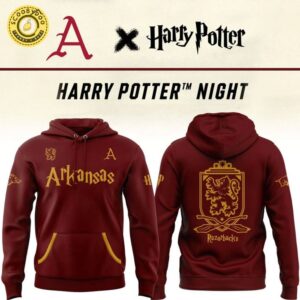 2025 Harry Potter Arkansas Razorbacks Hoodie