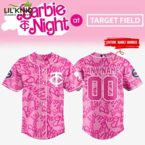 2025 Minnesota Twins Barbie Night Baseball Jersey