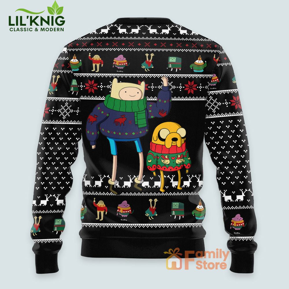 Adventure Time Pattern New Design Ugly Sweater 2024 Christmas 2024 Adventure Time Pattern New Design Ugly Sweater 2024 Christmas 2024