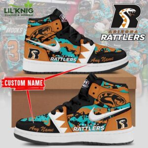 Arizona Rattlers Military Nights AJ1 Shoes 2025 – Custom Patriotic Sneaker Edition