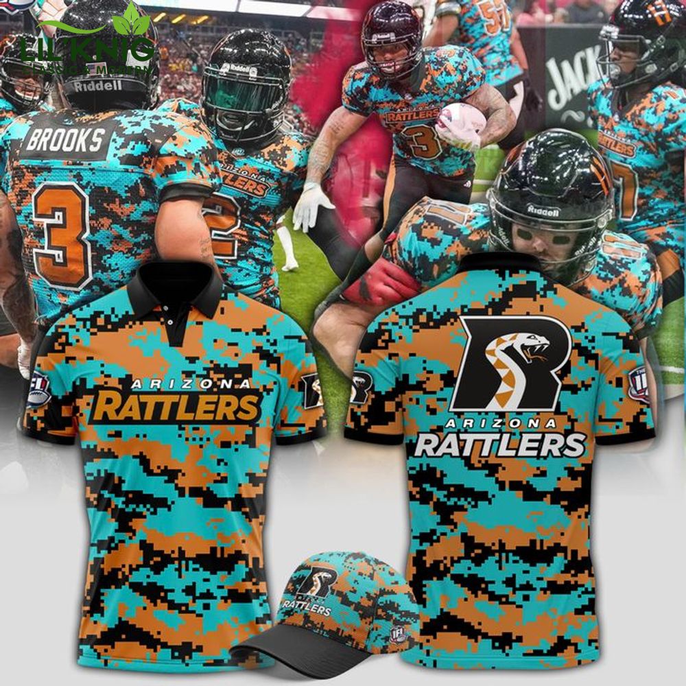 Arizona Rattlers Military Nights Polo Shirt 2025 – Indoor Football Tribute Apparel Arizona Rattlers Military Nights Polo Shirt 2025 – Indoor Football Tribute Apparel