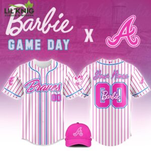 Atlanta Braves MLB x Barbie Night Game Limited Edition Jersey 2025