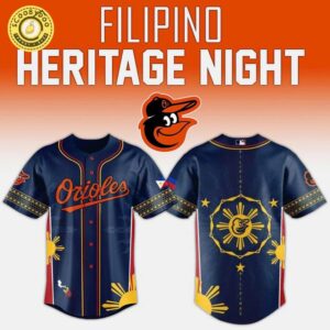 Baltimore Orioles Filipino Heritage Night 2025 Celebration Baseball Jersey