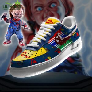 Child’s Play Doll Air Force 1 Sneakers – Collectible Horror Edition