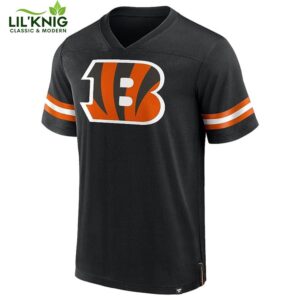 Cincinnati Bengals Nfl Hashmark V-Neck Short Sleeve Jersey