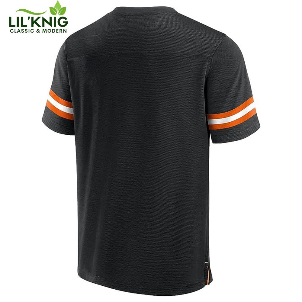 Cincinnati Bengals Nfl Hashmark V-Neck Short Sleeve Jersey Cincinnati Bengals Nfl Hashmark V-Neck Short Sleeve Jersey