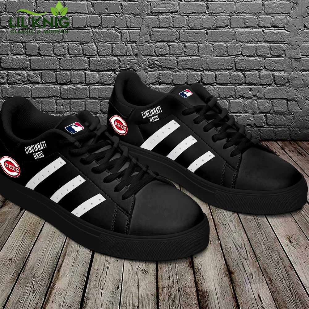 Cincinnati Reds Limited Version Black Stan Smith Cincinnati Reds Limited Version Black Stan Smith