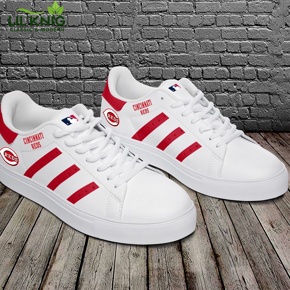 Cincinnati Reds Stan Smith Special Shoes Cincinnati Reds Stan Smith Special Shoes